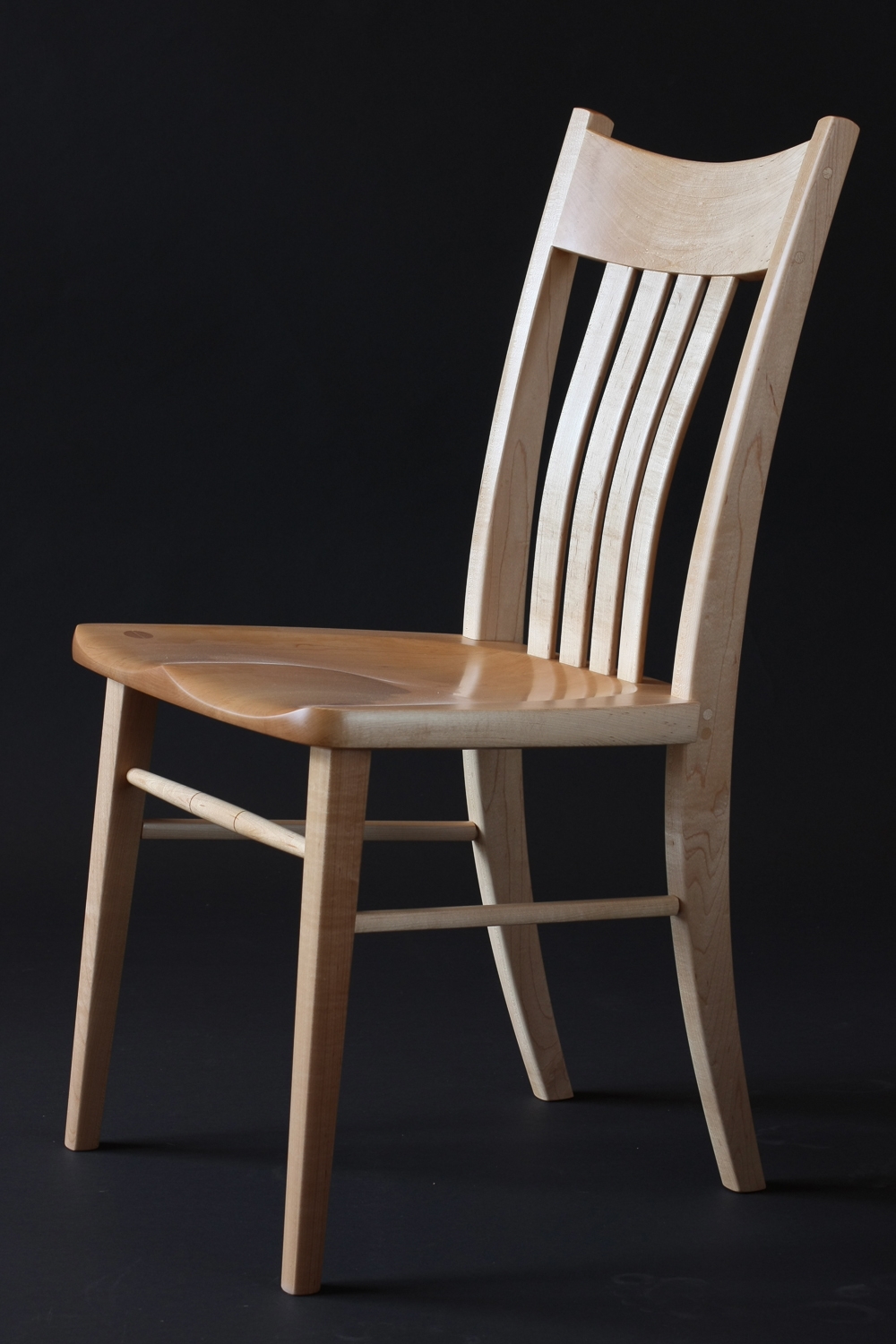Williams side chair in maple