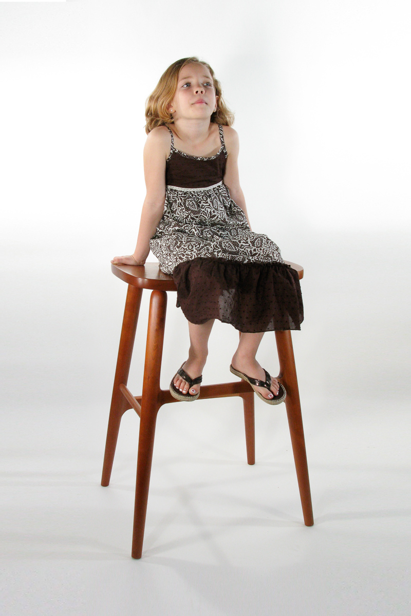 Bela on a Berry Barstool