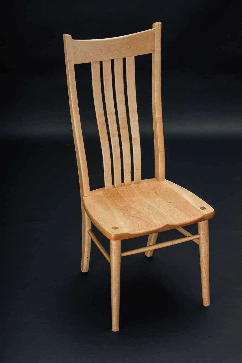 Wilson dining chair in maple