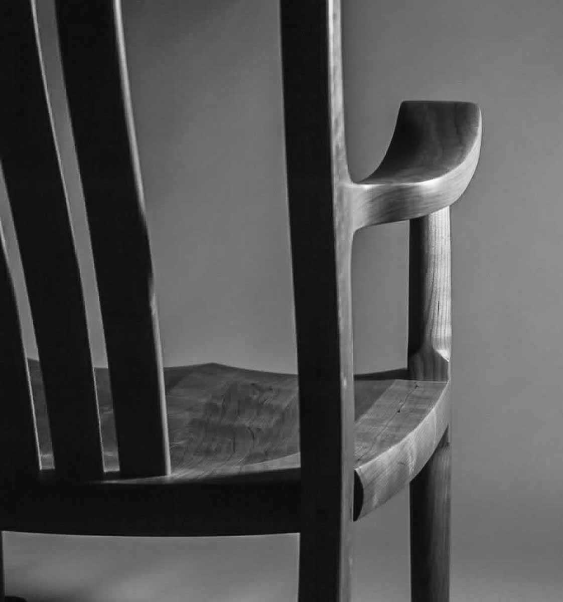 Rocking Chair Close Up Back View