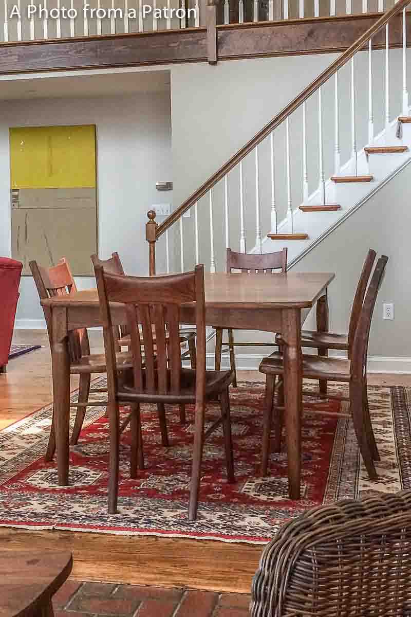 Williams dining chairs by the stairs