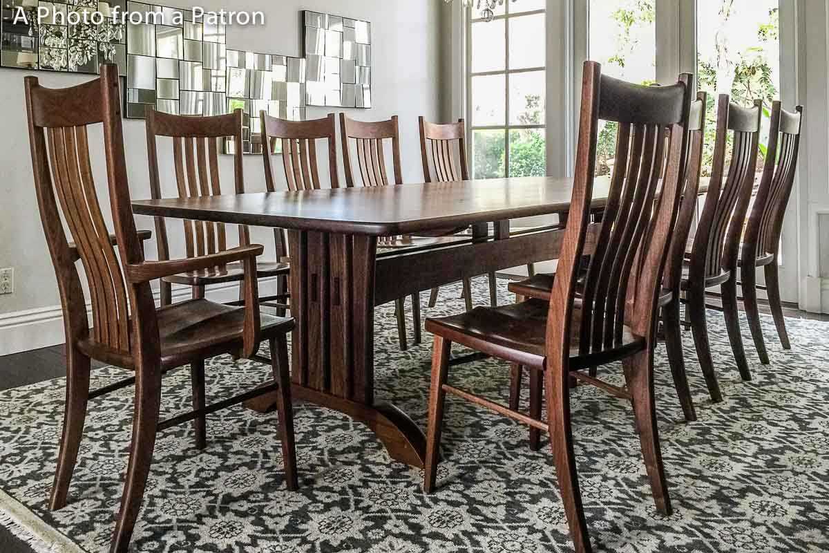 Wilson dining chairs and Mitchell table