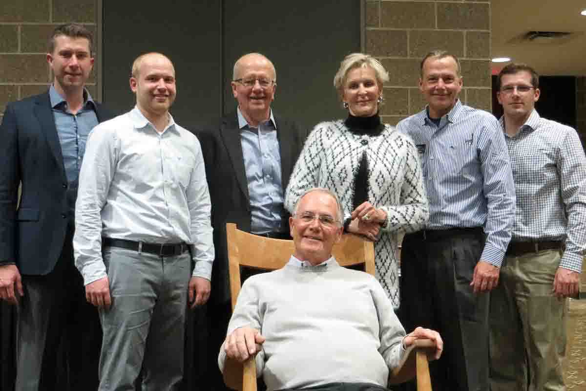 Wyffels staff with rocking chair gift