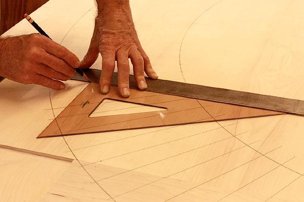 finding points on a ellipse with rule and square