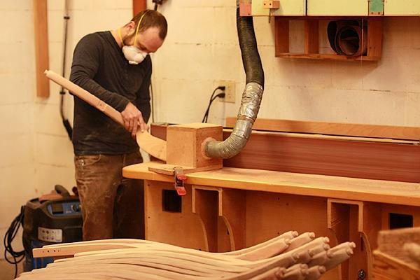 Fairing at edge sander wp