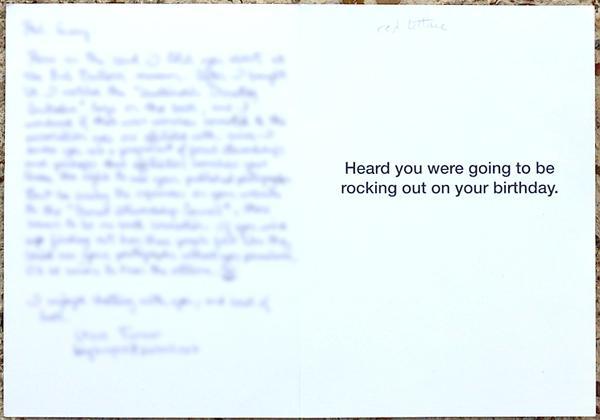 greeting card interior