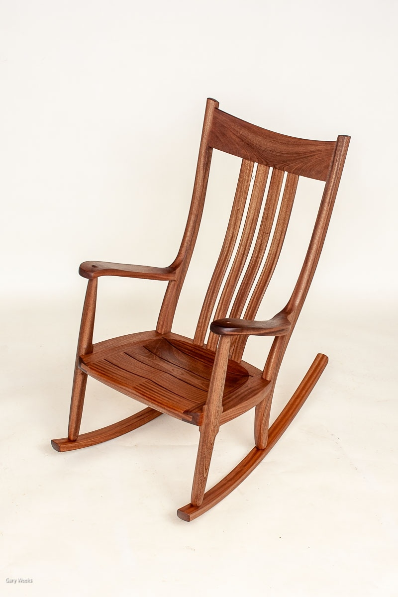 Sapele Porch Rocker